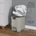 thumbnail image 4 of Foundations Premium Hands-Free Small Diaper Pail, 4 of 7