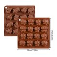 thumbnail image 3 of jesticaly 2Pcs 16 Cavity Chocolate Mould Cartoon Animals Pudding Candy Cookies Baking DIY Cake Decoration Tools Baby Party, 3 of 5