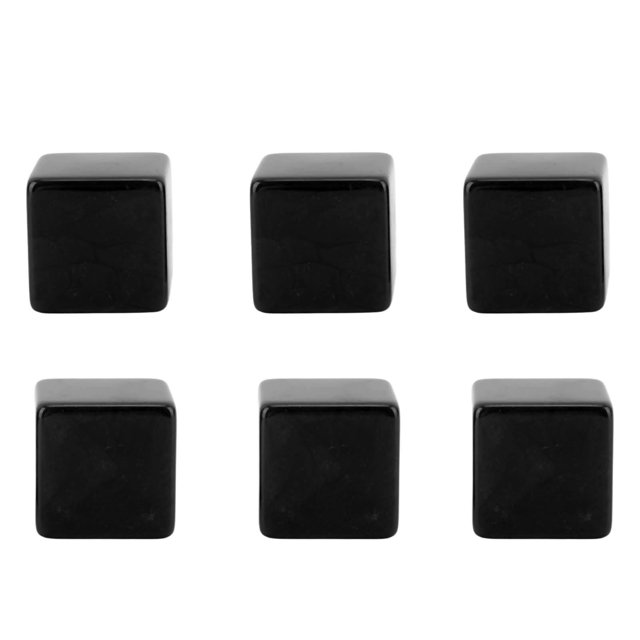 Blank Cubes, 6 Sided Plastic Cubes DIY Unfinished Blocks For Teaching Party Puzzle
