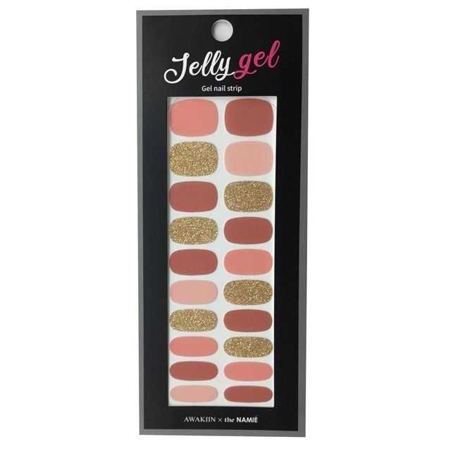 Gravity Threads Bandes pour Ongles en Gel Gelée - Rose/or
