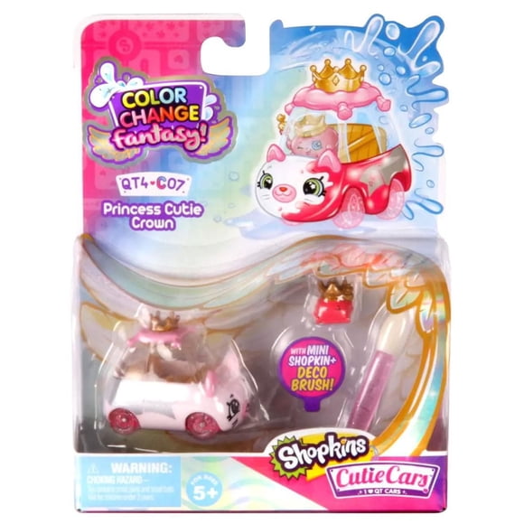 Shopkins Cutie Cars Couleur changante - Fantasy - Princess Cutie Crown - QT4-C07