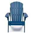 thumbnail image 1 of Tanfly Polycarbonate Adirondack Chair for Indoor/Outdoor Use – Navy Blue, 1 of 4