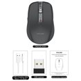 thumbnail image 4 of Indicateur Optique, Dpi Réglable Souris d'Ordinateur Intégrée Double Mode Batterie Ordinateur Portable Bt5.1 Double Mode Buzhi Souris Dpi Réglable Dsfen, 4 of 6