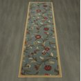 thumbnail image 3 of Ottomanson Ottohome Collection Non-Slip Rubberback Floral Leaves Design Indoor Rug, 3 of 7