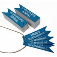 thumbnail image 3 of Inkdotpot Pack Of 100 Happy Retirement Favor Paper Tags Craft Real Silver Foil Hang Tags, 3 of 6
