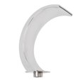 thumbnail image 4 of Loewten Stainless Steel Pool Fountain,Stainless Steel Pool Water Fountain,Swimming Pool Waterfall Fountain Rounded Arc Design G1 Female Thread Stainless Steel Pool Water Fountain, 4 of 8