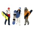 thumbnail image 2 of HILABEE 3 Pcs Peint à la Main 1/64 Modèle Miniature Ski Figurines Table Micro Paysage B, 2 of 9