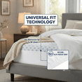 thumbnail image 3 of Comfy Bamboo World Protège-Matelas Rafraîchissant en Fibre pour Lit Double, Imperméable et Hypoallergénique, 3 of 5