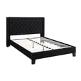 thumbnail image 1 of Natalia Queen Size Platform Bed, Black, 1 of 2