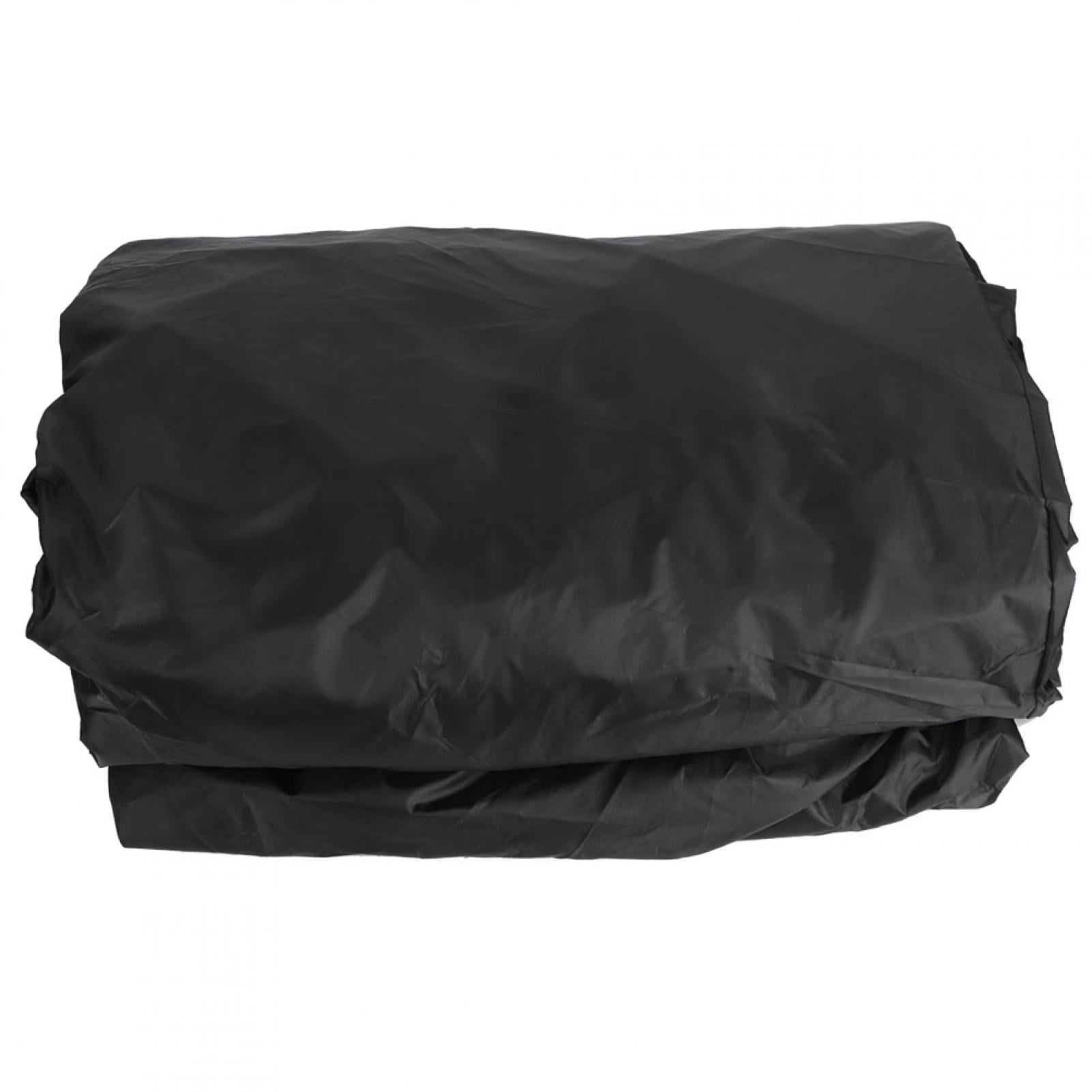 Durable L-Shaped Treadmill Protector - Waterproof & Dustproof Cover for Indoor & Outdoor Use, Black, Compact & Easy Storage