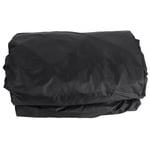 Durable L-Shaped Treadmill Protector - Waterproof & Dustproof Cover for Indoor & Outdoor Use, Black, Compact & Easy Storage
