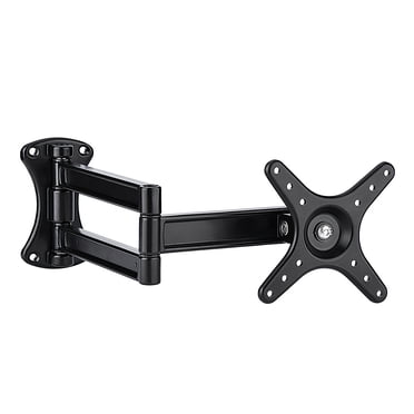 Fdit Support tv Pivotant, Support Mural Inclinable Pivotant Support Support pour Téléviseur Plat 10-27 Pouces Écran LED LCD