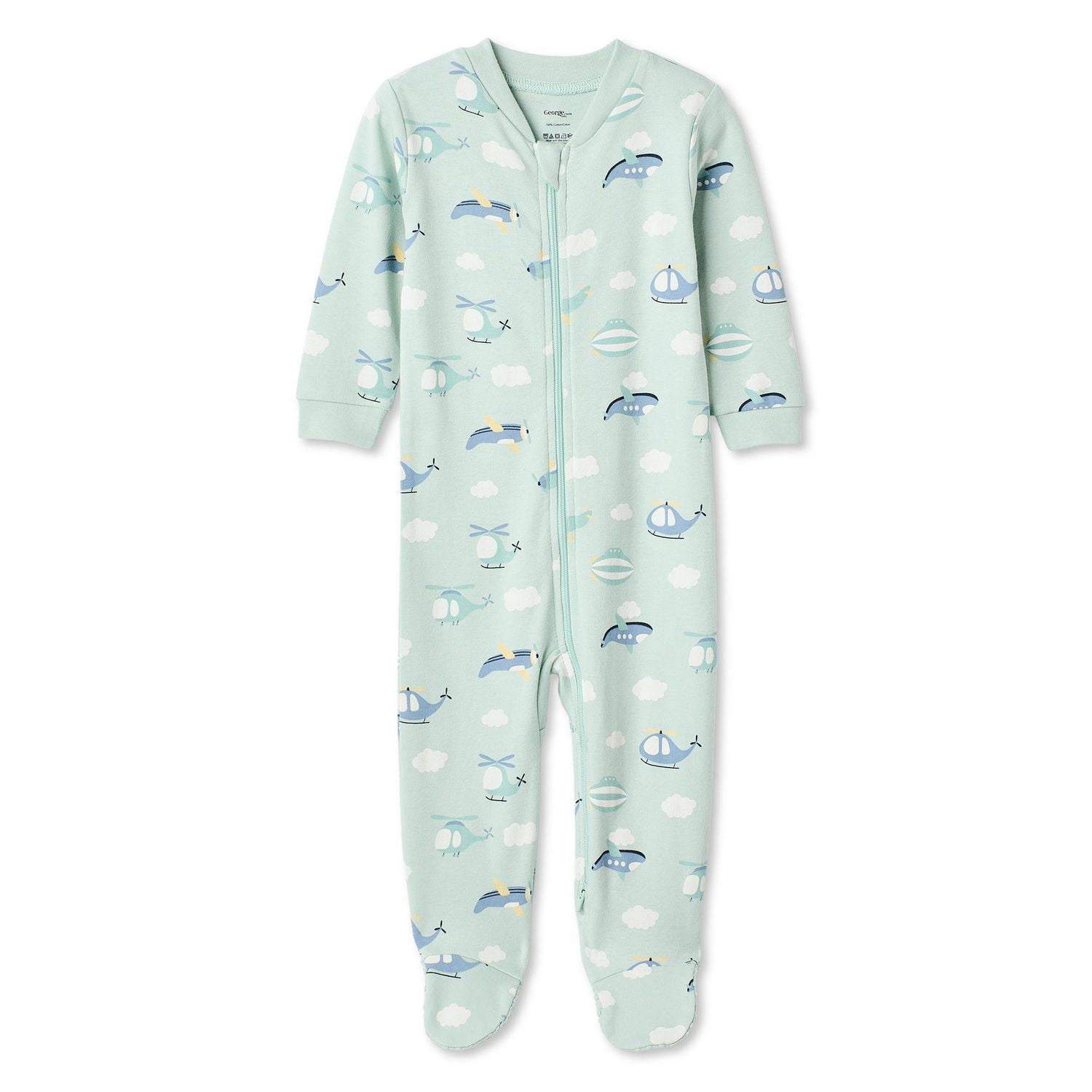 Grenouillère à fermeture éclair bidirectionnelle George pour bébés garçons