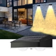 thumbnail image 4 of Solar Powered Outdoor Wall Light | Waterproof LED Hill Effect Sconce for Garden & Stair Enclosure, 4 of 8