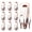A, variant on 10Pcs Double Grip Hair Clips Women Metal Snap Hair Barrettes Retro Small Hair Pins Headdress Hair Accessories