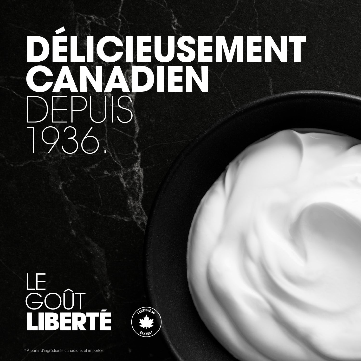 Liberte Méditerranée 9% Yogourt, Collection Dessert, Saveur gâteau au fromage et caramel salé, 500g