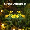 thumbnail image 3 of TIMIFIS Decorative Lights Solar Flower Lights Outdoor, Solar Flowers Garden Decorative Lights LED Stake Lights Auto On/Off Bright up to 8 Hrs Lighting & Ceiling, 3 of 5
