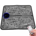 thumbnail image 2 of Electric Foot Massager, Electric Massager Cushion Remote Control 1-100HZ EMS Foot Massager, Women For Men, 2 of 8