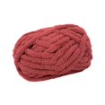 thumbnail image 3 of Tnarru Chunky Wool Yarn Jumbo Yarn Washable Hand Knitting DIY Weight Yarn Bulky Yarn for Tapestry Bed Fence Throw Rug Making Deep Red, 3 of 8