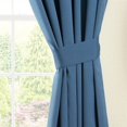 thumbnail image 2 of Blazing Needles Twill Drapery Panel (Set of 2), 84" by 52", Indigo, 2 of 2