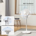 thumbnail image 2 of CUCKOO Pedestal Standing Air Circulator, 360 Oscillating Fan, Vortex Fan, Remote Equipped 4-in-1 with Timer/ 12 Speed Settings, Touch Panel, Height Adjustable, White, 2 of 9