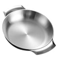 thumbnail image 2 of simhoa Stainless Steel Cooking Pot Household Seafood Pan for Kitchen Picnic Camping 18cm, 2 of 8