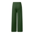 thumbnail image 4 of Womens Joggers Women's High Waist Casual Drawstring Pants Basic Solid Color Trousers for Daily Wear Comfortable Pants for Spring Fall Winter Season Size L, 4 of 5