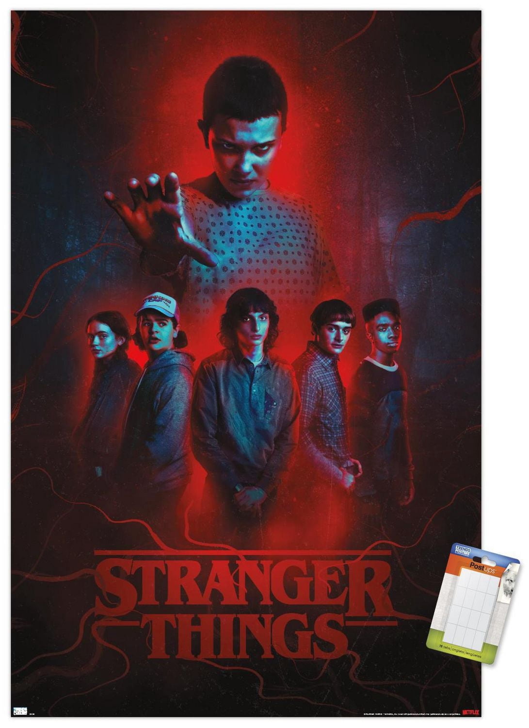 Netflix Stranger Things: Season 4 - Group Wall Poster, 22.375" x 34"