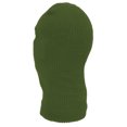 thumbnail image 2 of TopHeadwear 3-Hole Ski Face Mask Balaclava, Olive, 2 of 2