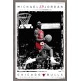 thumbnail image 1 of Michael Jordan - Dunk Wall Poster, 14.725" x 22.375" Framed, 1 of 4