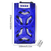 Speakers Bluetooth Wireless Wireless Bluetooth Speaker Portable Outdoor Portable Handheld Card Mini Subwoofer Sound System Portable Bluetooth Speakers
