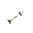 thumbnail image 3 of ziyahi Solar Crookes Radiometer Glass Desktop Ornament Entrance Yellow for Shelf Bookshelf Green 9x21 cm, 3 of 5
