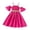 Hot Pink, variant on Ketyyh-chn99 Flower Girl Full Bridesmaid Tulle Dress Girls Summer Fashionable Off Shoulder Belt Casual Solid Color Dress Size for 8-9 Years,Blue