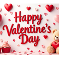 thumbnail image 4 of Valentine's Day Party Decoration Banner Heart Design Backdrop Event Photo Props Love Celebration Romance Gift Box Background, 4 of 4