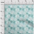 thumbnail image 1 of oneOone Viscose Chiffon Fabric Circle Block Printed Fabric 1 Yard 42 Inch Wide, 1 of 4