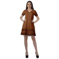 thumbnail image 1 of Moomaya Robes de Soirée pour Femmes Grande Taille Unies Tenue Décontractée Vêtements pour Dames, 1 of 5