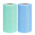 thumbnail image 1 of 2 Rolls of 100 Sheets,Reusable Cleaning Wipe, Household &Kitchen Towels,Disposable Cleaning Cloth, Dish Cloth Dish Towels Dish Rags Reusable Kitchen Paper Towels, Wash Towels, 1 of 7