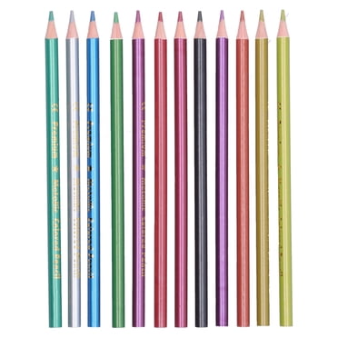 Sketch Coloring Pen, Colored Pencils Color Smoothing With 12 Pencils For Professional Coloring Metal Color Pencils