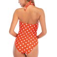 thumbnail image 4 of Birdeem Ensembles de Bikinis pour Femmes, Mode Décontractée, Couleur Unie, Taille Ajustée, Imprimé à Pois, 4 of 8