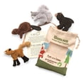 thumbnail image 1 of Folkmanis Woodland Animal Finger Puppet Set, 1 of 3