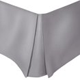 thumbnail image 4 of Jupe de Lit en Microfibre Très Grand Argent Uni, 4 of 4