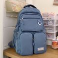 thumbnail image 4 of Sac à Dos Décontracté pour Étudiant, Sacs d'École Mode, Grande Capacité pour les Vacances (Rouge), 4 of 10