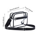 thumbnail image 3 of WIFKLSIIPG Sac Bandoulière Transparent Approuvé pour Stade Sac à Main d'Épaule avec Bandoulière Ajustable pour Concerts, 3 of 6