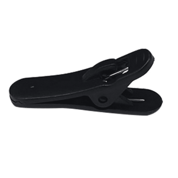 Headphone Wire Clips, Mini Portable Rotatable Earphone Cable Clip Clamp, Cable Cord Clamp Hooks, Collar Clothing Clip, Earphone Winder, Headphone Clothing Clip for Fixing Headphone Cord,Black