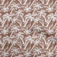 thumbnail image 1 of oneOone Rayon Brown Fabric Tropical Palm Tree Sewing Material Print Fabric By The Yard 56 Inch Wide, 1 of 5