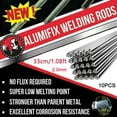 thumbnail image 1 of Aluminium Welding Rods Brazing Low Temperature Storage Length Quantity, 1 of 4