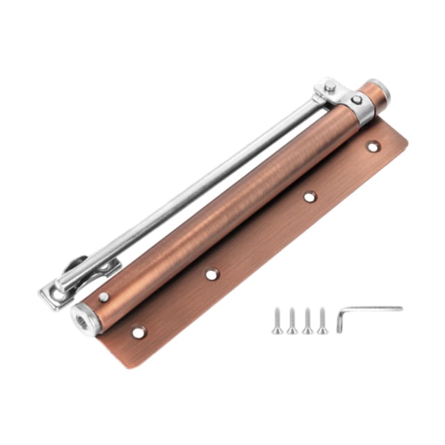 GUOOL Automatic Door Closer Adjustable Stainless Steel for Home Bedroom Commercial Red Bronze
