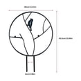 thumbnail image 3 of Plants Climbing Holder Rack Potted Flower Decorative Rack Sturdy Durable Plant Support Black 30cm, 3 of 9