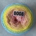 thumbnail image 1 of 300g Gradient Color Rainbow Cake Yarn Mercerized Cotton Yarn Thread Crochet Shawl Blanket DIY Hand-Woven Yarn for Knitting, 1 of 6