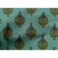 thumbnail image 4 of oneOone Cotton Poplin Fabric Leaves & Floral Block Decor Fabric Printed BTY 56 Inch Wide, 4 of 4
